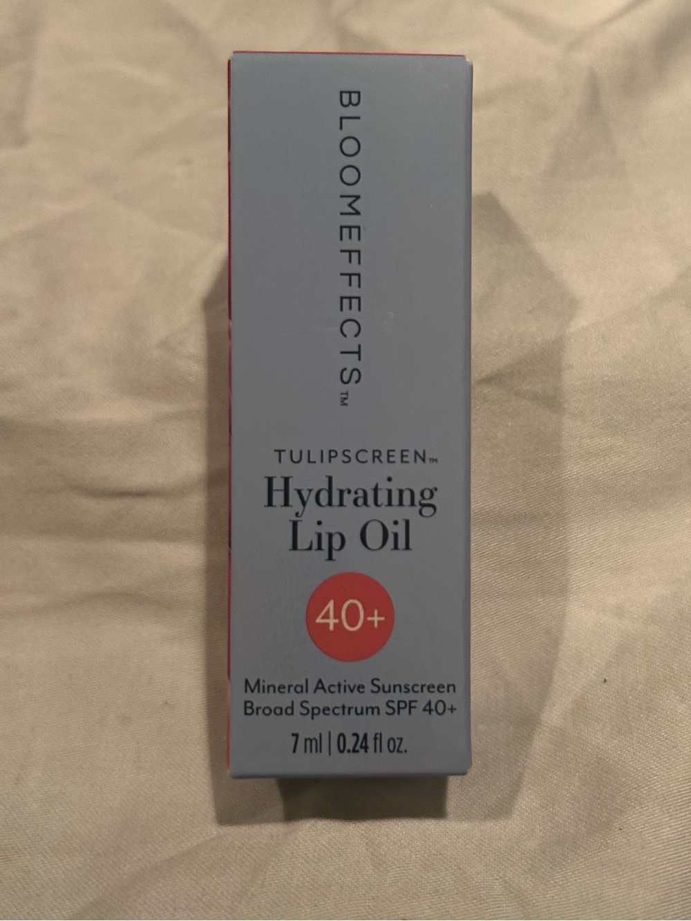 BLOOMEFFECTS TulipScreen Hydrating Lip Oil SPF 40+ - color is Tulipy Pink